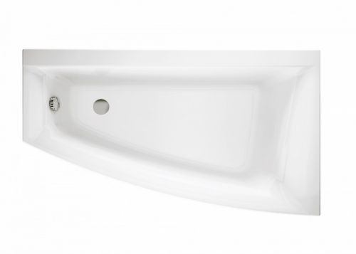 Cersanit VIRGO MAX Асимметричная акриловая ванна 160x90, правосторонняя, без ножек, белая в Анапе
