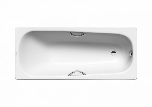Стальная ванна Kaldewei SANIFORM PLUS STAR Mod. 337, 1800*800*410, Easy clean, alpine white, без ножек, с отверстиями для ручек в Анапе