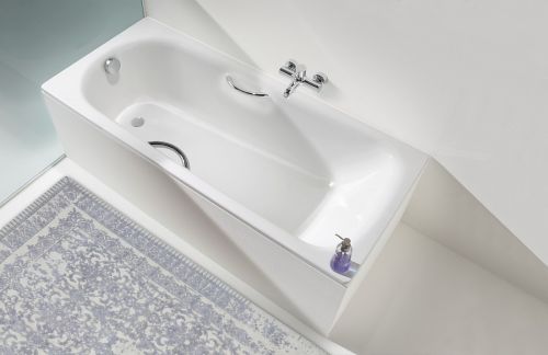 Стальная ванна Kaldewei SANIFORM PLUS Mod.362-1, размер 1600*700*410, AntiSlip, Easy clean, alpine white, без ножек в Анапе