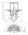 APV2321 Сливной трап 105 × 105/50/75, подводка – прямая, решетка – нержавеющая сталь, гидрозатвор Alca Plast в Анапе