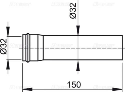 Alca Plast A4000 Удлинитель, 32 мм в Анапе